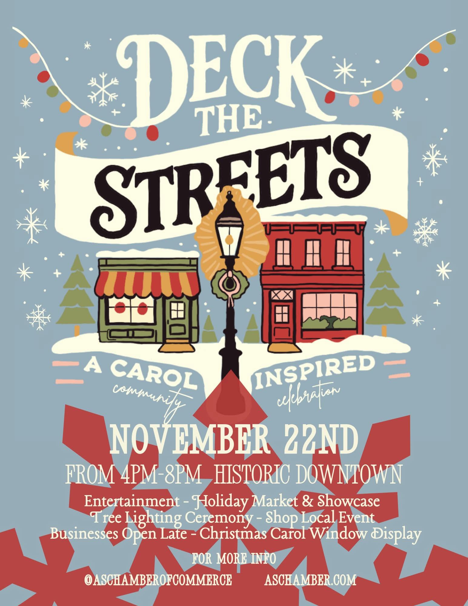 Deck the Streets 2024 poster