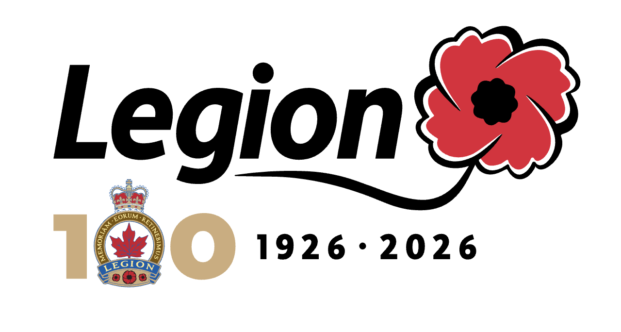 Celebrating 100 years of the Royal Canadian Legion event graphic