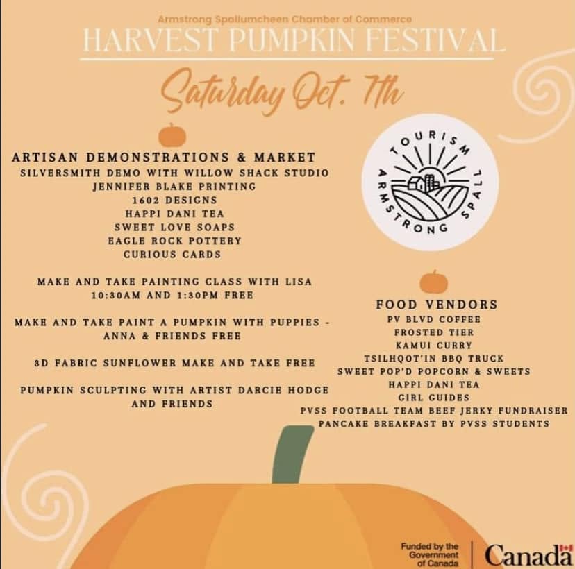 Harvest Pumpkin Festival 2023 Family Day poster
