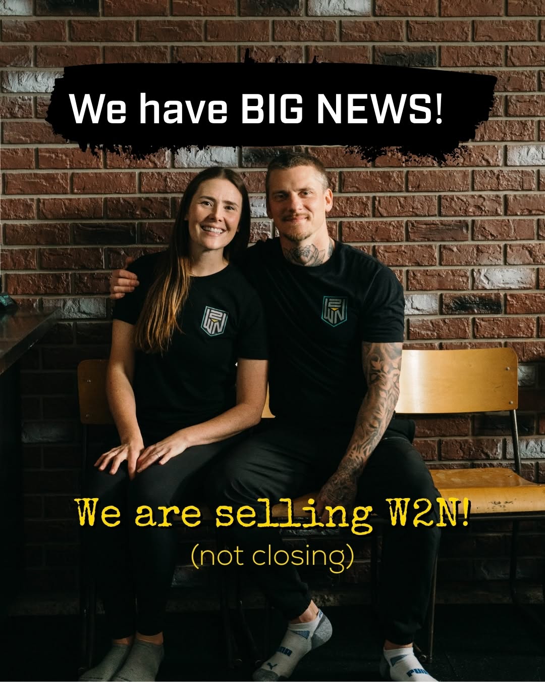 Willing 2 Ninja business for sale announcement